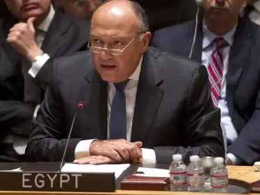وزير الخارجية المصري يرسل برقية إلى رئيس مجلس الأمن الدولي مبدياً اعتراض مصر على أمر - وكالة ستيب نيوز