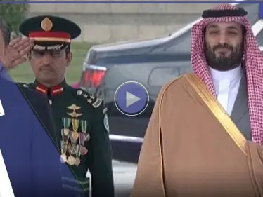 بالفيديو|| مصافحة ثم ابتسامة.. هكذا استقبل بن سلمان رئيس الصين لحظة نزوله من سيارته - وكالة ستيب نيوز