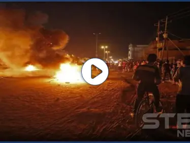 بالفيديو|| متظاهرو البصرة يرشقون قوّات الأمن العراقي بالزجاجات الحارقة.. ما علاقة الاغتيالات - وكالة ستيب نيوز