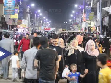 من أجواء عيد الفطر المبارك في مدينة الرقة بظل استنفار عسكري لميليشيا قسد بالمدينة - وكالة ستيب نيوز