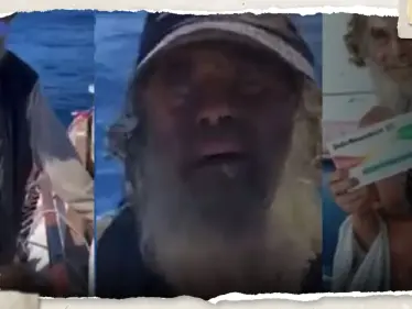 قصة نجاة "لا تصدق".. إنقاذ بحار وكلبه تاها شهوراً في المحيط (فيديو) - وكالة ستيب نيوز