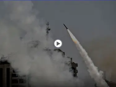 بالفيديو || ضربة صاروخية جديدة على تل أبيب والأخيرة تقصف مقر لاستخبارات حماس - وكالة ستيب نيوز