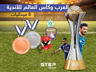 ثلاث فرق عربية تشارك في كأس العالم للأندية بالمغرب "الأهلي المصري - الهلال السعودي - الوداد المغربي" - وكالة ستيب نيوز