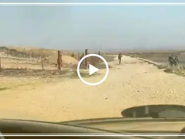 شاهد بالفيديو|| لحظة هروب جماعية لعناصر تابعة لقوات النظام السوري في رأس العين - وكالة ستيب نيوز