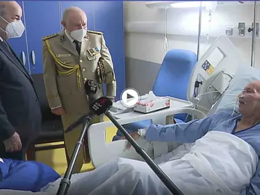 بالفيديو|| زعيم البوليساريو يصل الجزائر قادماً من إسبانيا وتبون يزوره ويعلن الآتي - وكالة ستيب نيوز