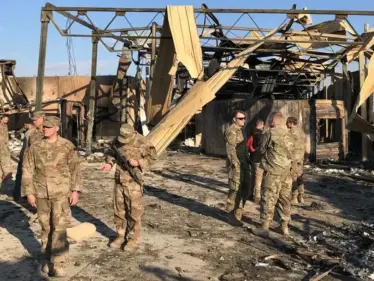 هجوم صاروخي على قاعدة عين الأسد العسكرية غربي العراق - وكالة ستيب نيوز