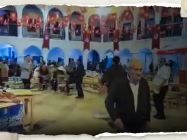 بالفيديو|| ضابط تونسي يهاجم أقدم كنيس يهودي بإفريقيا خلال موسم 