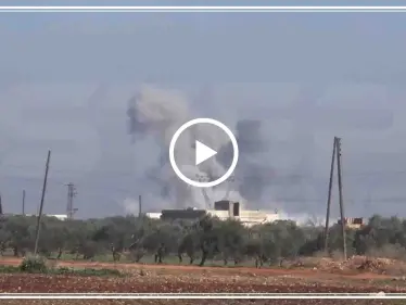 عدسة ستيب ترصد القصف الجوي على مناطق جنوب شرق إدلب - وكالة ستيب نيوز