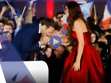 شاهد|| ماكرون يقبّل يد مطربة مصرية بعدما غنّت بحفل انتصاره على مرأى الجميع ... فمن هي؟! - وكالة ستيب نيوز
