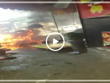 شاهد بالفيديو : اللحظات الأولى لانفجار دراجة مفخخة بالقرب بعفرين - وكالة ستيب نيوز