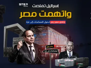 برأيك من المسؤول عن عدم إدخال المساعدات إلى قطاع غزة ؟ - وكالة ستيب نيوز