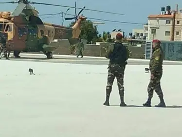 مروحيتين أردنيتين تهبطان في مقر الرئاسة الفلسطينية برام الله (فيديو) - وكالة ستيب نيوز