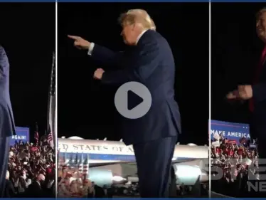 بالفيديو|| رقصة دونالد ترامب رسالة إلى جمهوره " أنا بصحة جيدة" - وكالة ستيب نيوز