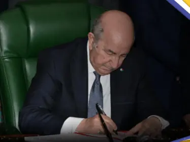 الرئيس الجزائري يتحدث عن نقطة 