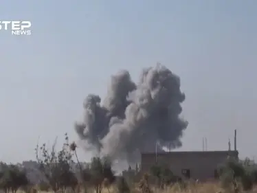 شاهد القصف الجوي على مدن وبلدات شمال حماة - وكالة ستيب نيوز