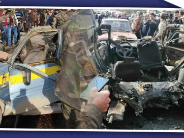 جرحى مدنيون جراء انفجار مفخخة بمدينة عفرين شمالي حلب - وكالة ستيب نيوز