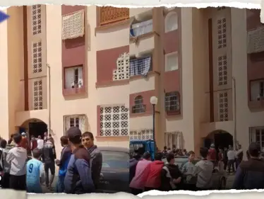 بالفيديو|| حدث مفزع ومخيف في مبنى بالجزائر وهروب السكان المرعوبين - وكالة ستيب نيوز