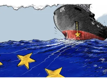 السفينة البريطانية تغرد بعيداً عن السفينة الأوروبية - وكالة ستيب نيوز