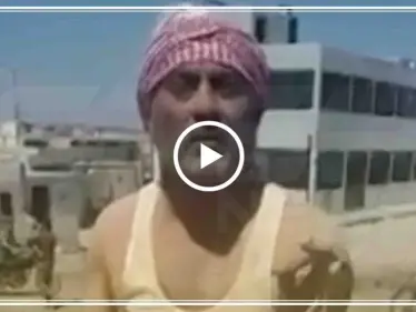 بعد خروجه من تحت الأنقاض .. رسالة تحدي للأسد (فيديو) - وكالة ستيب نيوز