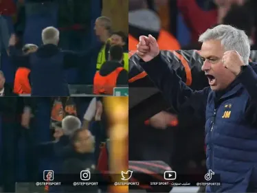 شاهد|| مورينيو يشعل الأجواء في الأولمبيكو بعد تأهل روما للدور القادم - وكالة ستيب نيوز