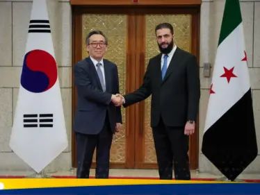 سوريا وكوريا الجنوبية توقعان اتفاقاً تاريخياً.. والشرع يستقبل الوفد الكوري (فيديو وصور) - وكالة ستيب نيوز