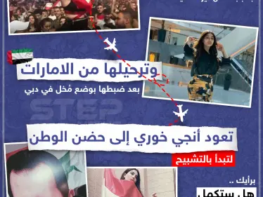 نجوى خليق الله الملقبة بـ "انجي خوري" في حضن الوطن بعد طردها من لبنان والإمارات - وكالة ستيب نيوز