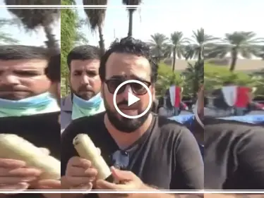 منتظر الزيدي: يا حكومة اقتلونا بقنابل جديدة هذي منتهية الصلاحية (فيديو) - وكالة ستيب نيوز