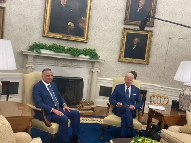 الكاظمي في البيت الأبيض.. بايدن يعده بأمرين أحدهما يتعلق بمهام القوات الأمريكية في العراق - وكالة ستيب نيوز