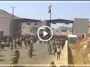 خاص لستيب : اقتحام المتظاهرين لمعبر باب الهوى وصدام مباشر مع تحرير الشام والجنود الاتراك  (فيديو) - وكالة ستيب نيوز