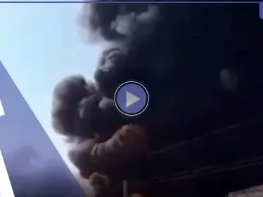 بالفيديو|| حريق خارج عن السيطرة في مدينة صناعية وسط إيران - وكالة ستيب نيوز