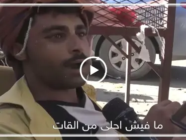 ماذا يشعر أهل اليمن عند تعاطي القات وهل هم مع منع بيعها، لتعرف الأجوبة شاهد الاستطلاع التالي - وكالة ستيب نيوز