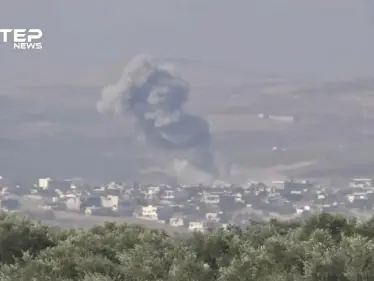 عدسة ستيب ترصد القصف الجوي على مدن وبلدات جنوب إدلب - وكالة ستيب نيوز