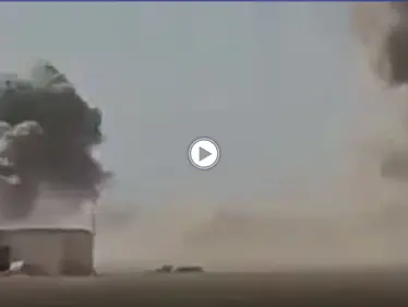 بالفيديو|| قصف إسرائيلي على مواقع عسكرية هامة في القصير بمحافظة حمص.. ومنطقة لبنانية تنجو منها بـ"قدرة إلهية" - وكالة ستيب نيوز