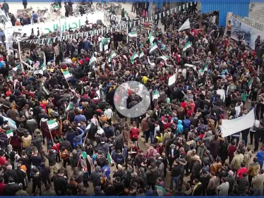 تأكيداً على استمرار الثورة السورية ... مظاهرة في مدينة الدانا شمال إدلب - وكالة ستيب نيوز