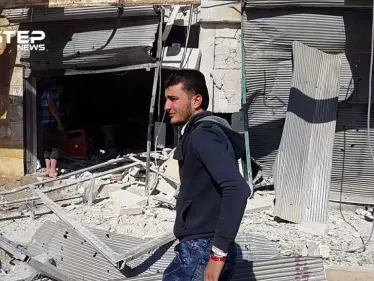 قصف عنقودي للنظام جنوبي إدلب، ومحلي جرجناز يُعلنها منكوبة - وكالة ستيب نيوز