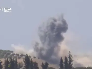 قصف جوي وتحليق مكثف لطيران الحربي والاستطلاعي بريف إدلب بعد إسقاط الطائرة - وكالة ستيب نيوز