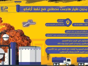 طائرات بدون طيار تهاجم محطات لضخ النفط في السعودية - وكالة ستيب نيوز