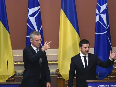 مؤتمر صحفي يجمع الرئيس الأوكراني وأمين حلف الناتو يوضح الصورة ويضع النقاط على الحروف - وكالة ستيب نيوز