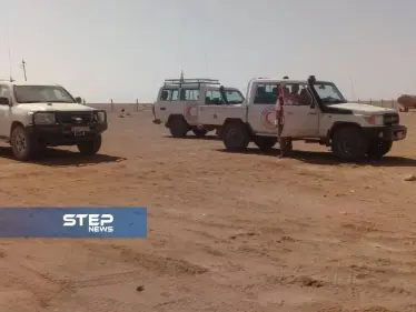 بالصور جانب من لقاء فريق الأمم المتحدة مع أهالي مخيم الركبان - وكالة ستيب نيوز