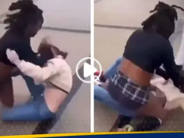 شاهد|| طالبة أمريكية تضرب زميلتها بطريقة "وحشية".. والشرطة تتدخل - وكالة ستيب نيوز