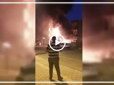 حريق يوقع إصابات في صفوف المدنيين بمدينة الريحانية في تركيا (فيديو) - وكالة ستيب نيوز