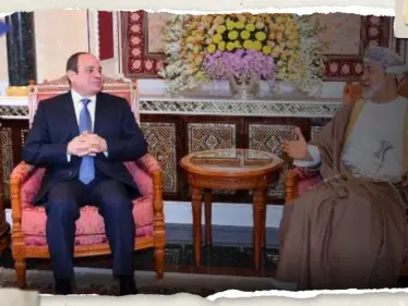 سلطان عمان يصل مصر في أول زيارة من نوعها منذ توليه الحكم - وكالة ستيب نيوز