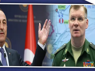 الدفاع الروسية تبدي انزعاجها من تصريحات أوغلو بشأن 