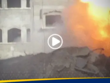 شاهد|| لحظة استهداف كتائب القسام لدبابة "ميركافا" إسرائيلية شمال غزة - وكالة ستيب نيوز