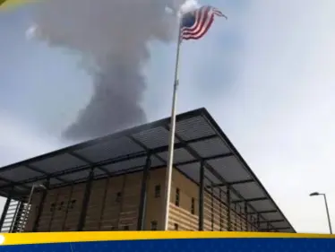 هجوم صاروخي يضرب السفارة الأمريكية في بغداد ويعطل منظومة الدفاع الجوي - وكالة ستيب نيوز