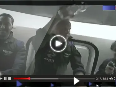 شاهد|| أول فيديو للرائدين السعوديين من الفضاء.. "السلام عليكم" - وكالة ستيب نيوز