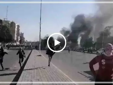 بالفيديو || أنصار "مقتدى الصدر" يطلقون الرصاص الحي على متظاهرين جنوب العراق - وكالة ستيب نيوز