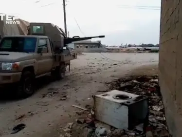 شاهد لحظة دخول قوات الجيش الوطني المدعومة تركياً إلى قرية تل حلف وأطراف بلدة رأس العين شمال الحسكة - وكالة ستيب نيوز