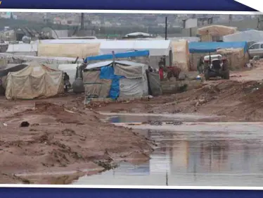 منظمات حقوقية تطالب بالتدخل العاجل لإنقاذ الآلاف من نازحي إدلب نتيجة الأمطار الأخيرة - وكالة ستيب نيوز