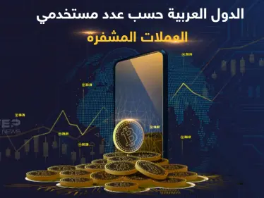 مصر الأولى عربياً..  ترتيب الدول العربية بحسب عدد مستخدمي العملات المشفرة - وكالة ستيب نيوز